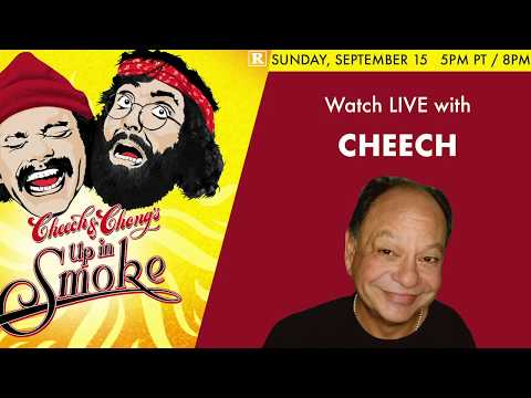 Cheech Marin invites you to watch UP IN SMOKE online together on Cya Live + Original Trailer!