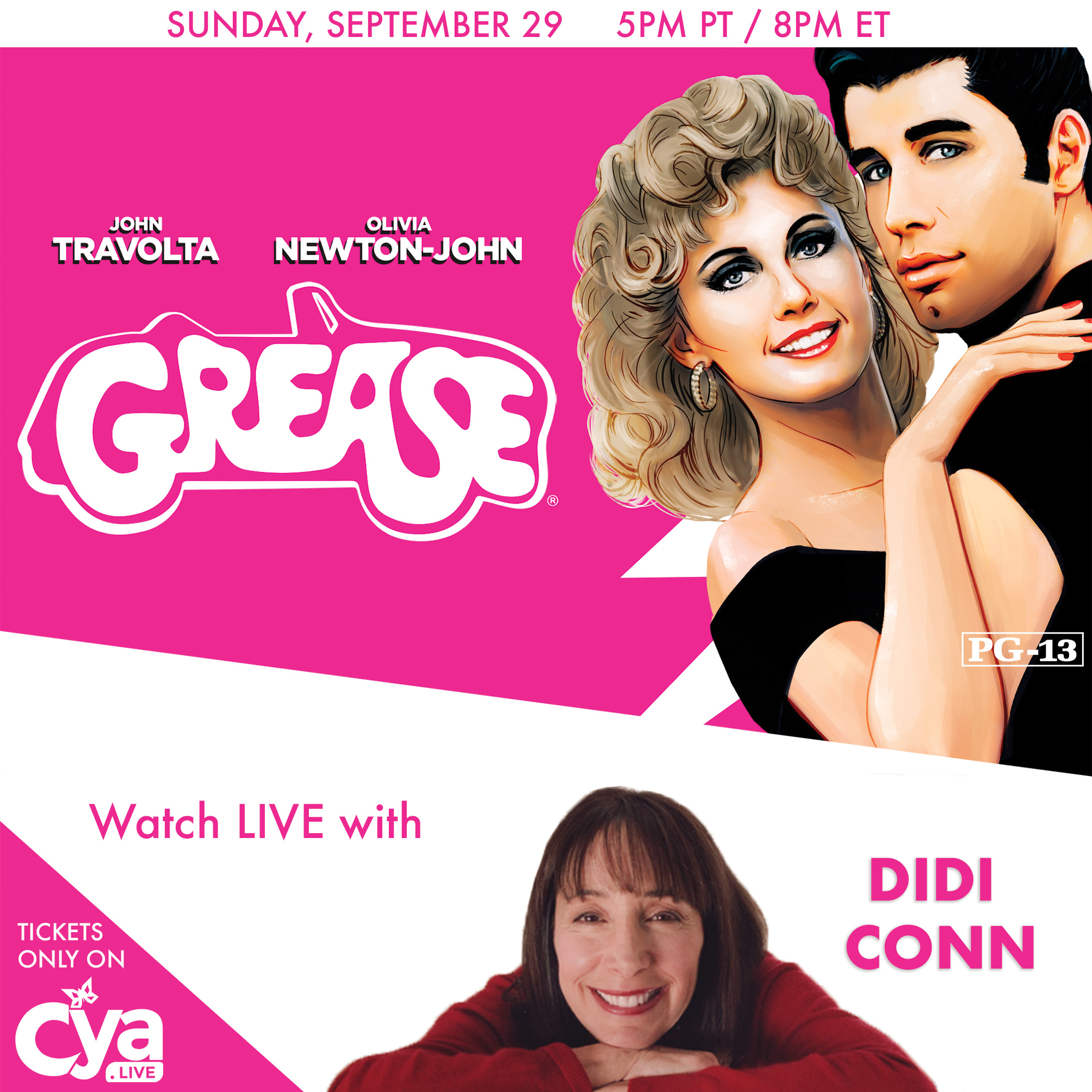 Grease movie party with Didi Conn